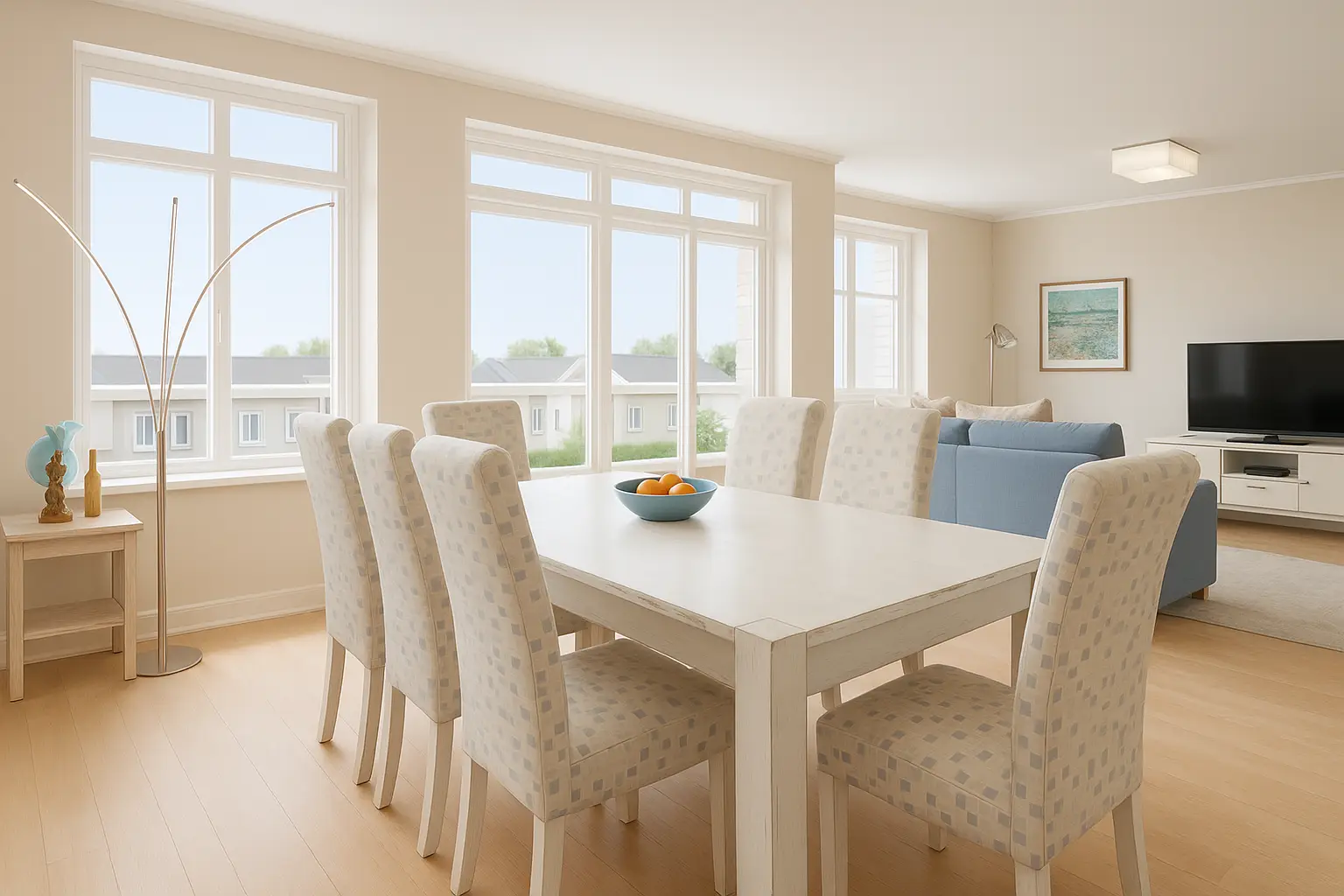 Habitación limpia y ordenada